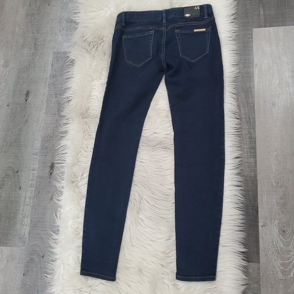 Armani exchange dark wash skinny jeans - Picture 7 of 12